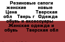 Резиновые сапоги женские Alida новые › Цена ­ 1 000 - Тверская обл., Тверь г. Одежда, обувь и аксессуары » Женская одежда и обувь   . Тверская обл.
